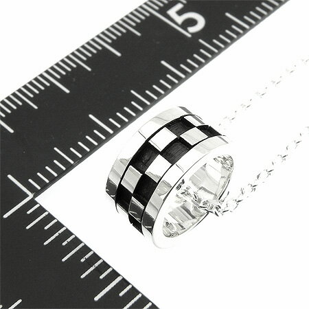 メーカー取り寄せ品/LSP0039BK フラッグチェックリングペアペンダント/ネックレス/LOVERS SCENE/ラバーズシーン【ペアアクセサリー】