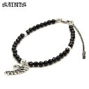 メーカー取り寄せ品/エンジェルウィングビーズブレスBK/SAINTS/セインツ