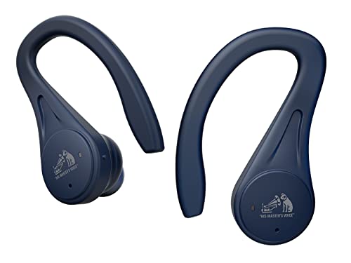 Victor HA-EC25T 完全ワイヤレスイヤホン 耳かけ式 本体質量6.9g 片耳 最大30時間再生 防水仕様 Bluetooth Ver5.1対応 スポーツ向け ブルー HA-EC25T-A