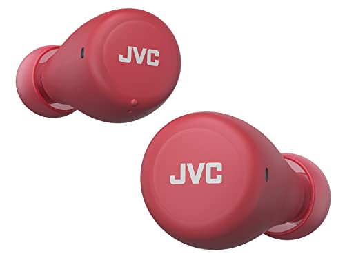 JVC HA-A5T-R 完全ワイヤレスイヤホン 本体質量3.9g小型軽量ボディ 最大15時間再生 Bluetooth Ver5.1対応 レッド