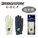 【送料無料】●左利き/右手装着用●ブリヂストンゴルフ GLG13 ストレッチグローブ 全天候型 人工皮革（クラリーノ/ソフリナ）レフティ/BRIDGESTONE GOLF