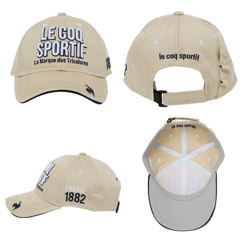 ルコックスポルティフ ゴルフ メンズ キャップ　定番ロゴツイルキャップ　LG5SCP00M　 / le coq sportif GOLF