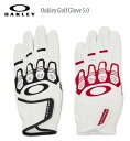 【在庫処分】手の動きに合わせたパターン設計　オークリー ゴルフグローブ　OAKLEY GOLF GLOVE 5.0 その1