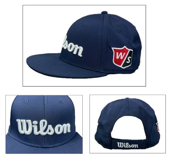 【送料無料】ウィルソン　フラットブリムキャップ　WSC-1932/帽子/Kasco / キャスコ