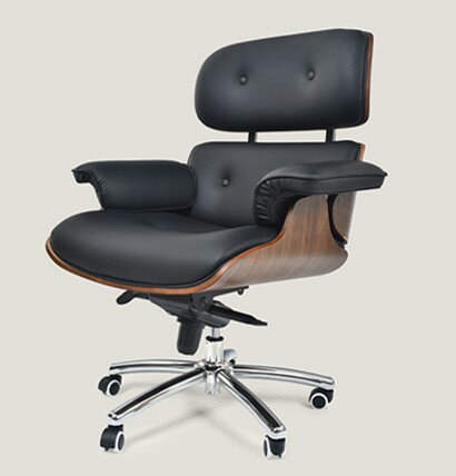 パーソナルチェア ラウンジチェア 肘掛付き 1人掛け デザイナーズ キャスター付 昇降 本革 sg266 万方 家具 インテリア 椅子 チェア