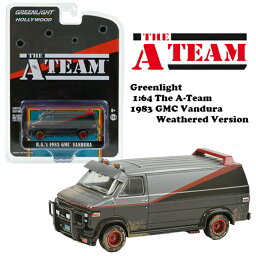 1:64 THE A-TEAM 1983 GMC VANDURA WEATHERED 特攻野郎Aチーム ミニカー stp-gl-44865F 特攻野郎Aチーム 映画 アメ車 アメリカン雑貨