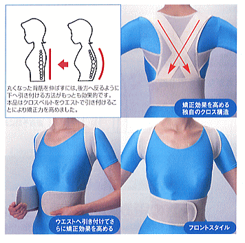 中山式脊椎医学キョウセイベルト 姿勢矯正ベルト(ソフトタイプ）【HLS_DU】