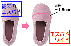 【両足販売】エスパドワイド(ワイズ5E)