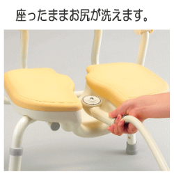安寿ひじ掛け付シャワーイスHP
