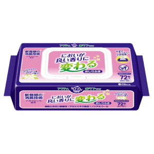 【送料無料】アクティにおいが香りに変わるおしりふき72枚(1ケース12個入)日本製紙クレシア 介護 ケア おしりふき おしり拭き お尻拭き ノンアルコール かぶれにくいタイプ 弱酸性 アロエエキス 体拭き からだ拭き 清拭 日本製 【代金引換不可】【沖縄・離島不可】 2