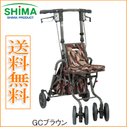 【送料無料】サニーウォーカーSP(中サイズ)島製作所 軽量 カート シルバーカー シニアカー ショッピング 買い物 手押し車 老人車 高齢者 シニア【沖縄・離島不可】