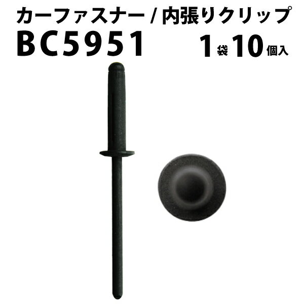 Rakuten - 内張りクリップ 10個セット ブラインドリベット VOSTONE ボストンBC5951 66919-6A00B | 内張り カーファスナー カークリップ ニッサン カークリップ 内装クリップ 内装ピン 内装 小分け クリップ ピン 中古車 パーツ 部品 配線 電装 メール便 ケーブル