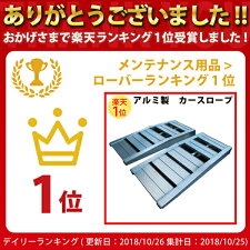 アルミステップカースロープローダウン車のジャッキアップ2基組タイヤ交換オイル交換