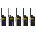 ケンウッド UBZ-M31E-G 特定小電力 トランシーバー シャンパンゴールド 5台 セット 中継器対応 DEMITOSS デミトス JVC kenwood ビクター victor 無線機 無線 通信 トランシーバー インカム インボイス対応