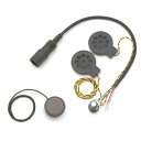 KTEL ケテル KT005 モノラル Vol.調整付 2スピーカーSET (ヘルメット 接続コード ヘッドセット)