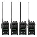 アルインコ DJ-R200DL 特定小電力トランシーバー ロングアンテナ 4台セット 47ch 中継対応 防浸型 ALINCO 無線機 無線 通信 トランシーバ...