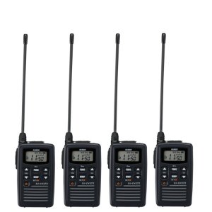 アルインコ DJ-CH272L 特定小電力トランシーバー ロングアンテナ 4台セット 47ch 防沫型 ALINCO 無線機 無線 通信 トランシーバー オプション インカム インボイス対応