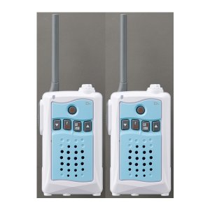 アルインコ 特定小電力トランシーバー DJ-CH3A (アクアブルー)交互通話・中継対応 47ch2台セット(無線機・インカム)