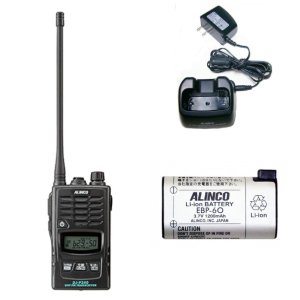 ALINCO 륤꾮ϥȥ󥷡С+Ŵ+Хåƥ꡼åDJ-P240L+EDC-131A+EBP-60(̵󥫥)