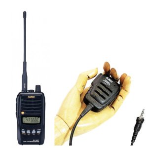 アルインコ DJ-S47L + EMS-71 モノバンド430MHz FM5Wトランシーバー + スピーカーマイク セット ALINCO 無線機 無線 通信 トランシーバー オプション インカム)