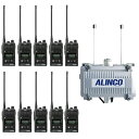 インボイス対応 アルインコ ALINCO トランシーバー+中継器セット DJ-R200DL 10台+ DJ-P101R 全天候型中継器