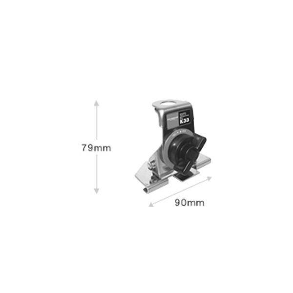 ダイヤモンドアンテナ DIAMOND ANTENNA K33 強靱タイプ トランク・ハッチバック用基台 基台 可倒式 第一電波工業 DIAMOND ANNTENA 無線機 無線 トランシーバー インカム インボイス対応