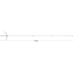 【お届け先関東限定　代引不可】第一電波工業ダイヤモンドアンテナDIAMOND　ANTENNA X520M 144/430MHz帯高利得2バンドグランドプレーン（レピーター対応型）(DIGITAL対応)グラスファイバー製（3分割式）インボイス対応