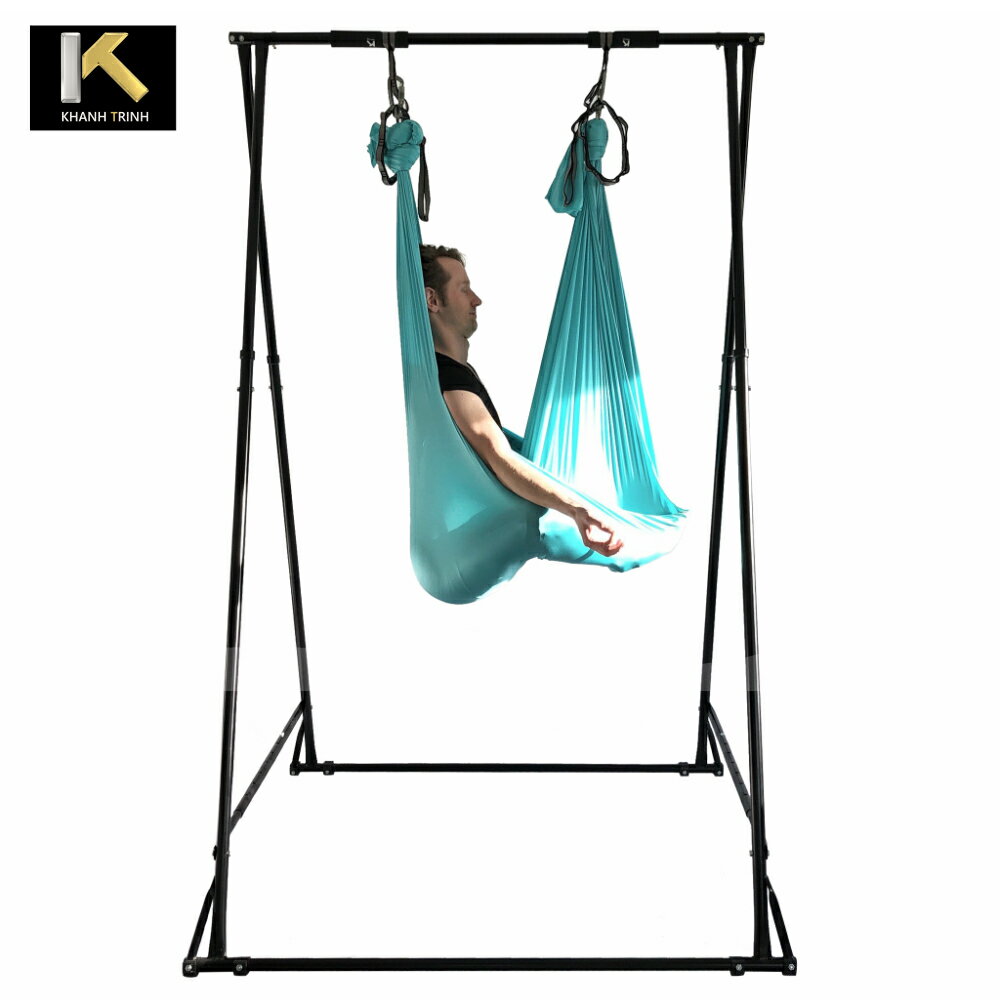 【SGS認定】折り畳み式エアリアルヨガスタンド 幅広モデル 空中ヨガ エアリアルヨガ ハンモックヨガ ハンモックスタンド通販格安セール情報 楽天 通販
