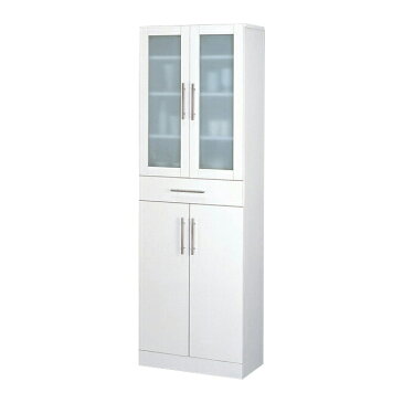 食器棚 幅60cm 60cm幅 60幅 高さ180cm ダイニングボード キッチンボード 食器収納棚 キッチン収納棚 木製 シンプル ホワイト 白