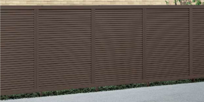 フェンス LIXIL ハイスクリーンフェンス A型 フリーポールタイプ T-14 本体 1967.5×1400mm 建材屋