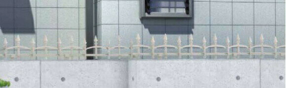 フェンス LIXIL ミニフェンスA型 T-2 本体 1000×200mm 建材屋