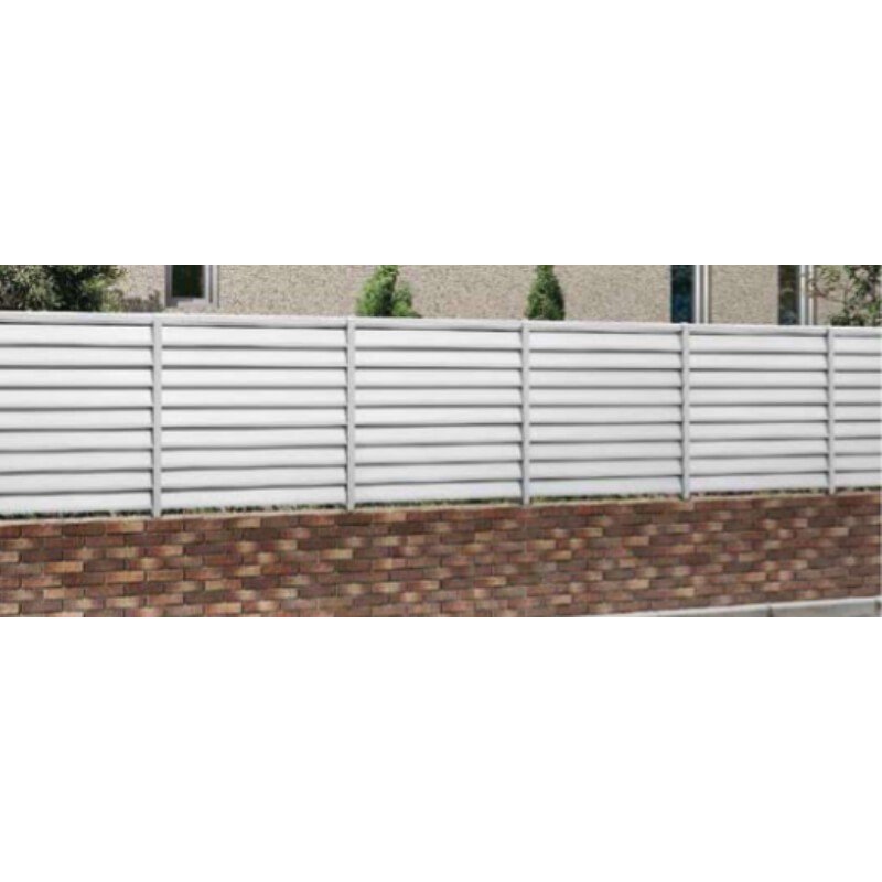 フェンス LIXIL サニーブリーズフェンス A型＜アルミタイプ＞ 間仕切りタイプ T-12 本体 1000×1200mm 建材屋