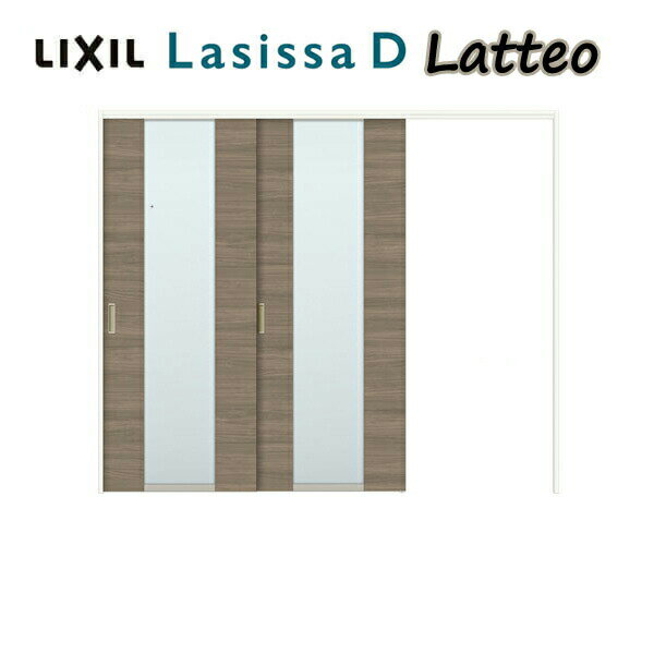 室内引戸 上吊方式 可動間仕切り 2枚建 片引き戸 ラシッサD ラテオ LGN ケーシング付枠 2420/2423 リク..