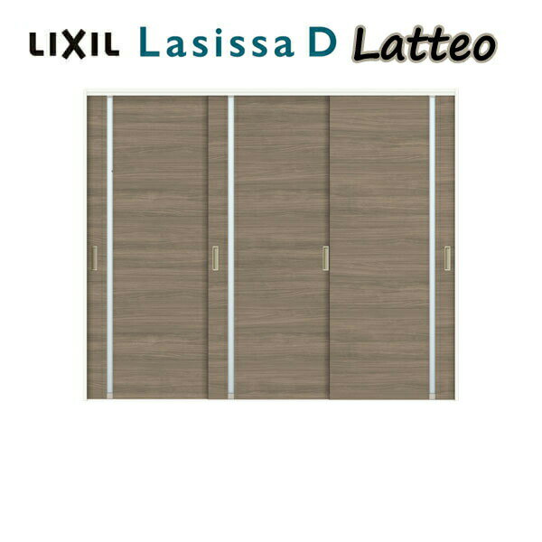 室内引戸 上吊方式 可動間仕切り 3枚建 引き違い戸 ラシッサD ラテオ LGL ケーシング付枠 2420/2423 リ..