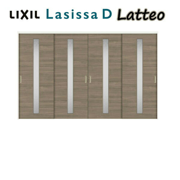 乐天商城 - 室内引戸 上吊方式 可動間仕切り 4枚建 引き違い戸 ラシッサD ラテオ LGA ノンケーシング枠 3220/3223 リクシル LIXIL トステム TOSTEM 室内ドア 引き戸 室内引き戸 建具 間仕切り スライド ドア 引戸 部屋 リフォーム 建材屋