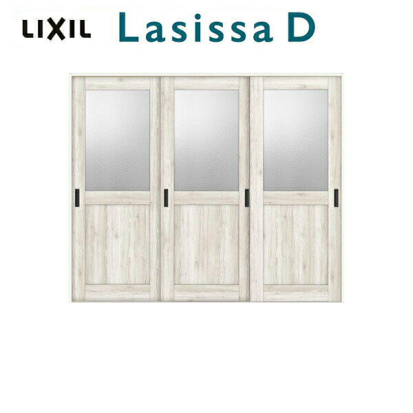 Rakuten - 室内引き戸 Vレール方式 3枚建 引き違い戸 ラシッサD パレット LGH ノンケーシング枠 2420 リクシル LIXIL トステム TOSTEM 室内ドア 室内引戸 引き戸 引違い戸 建材 室内 建具 交換 リフォーム DIY 建材屋