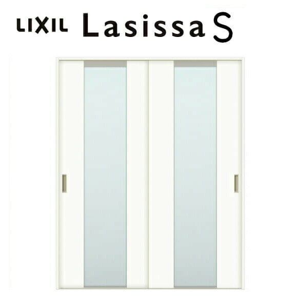 【旧仕様】 室内引き戸 Vレール方式 2枚建 引き違い戸 ラシッサS LGN ノンケーシング枠 1620/1820 リク..