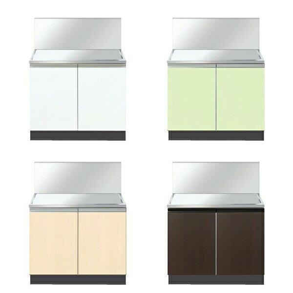 イースタン工業 バックガード付コンロ台 Comfy CM2-75GT カラー4色