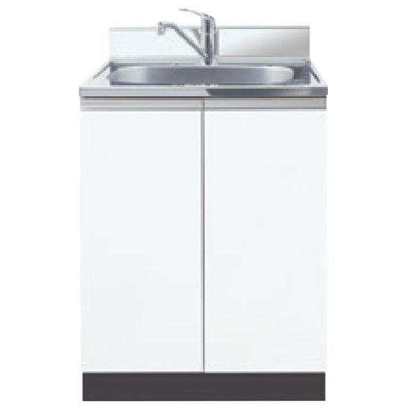 イースタン工業 全槽流し台 Comfy CF2-60S 間口60cm 奥行55cm 高さ80cm キッチン システムキッチン 公団 社宅 市営 県営 UR 住宅 建材屋