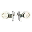 永大産業 スキスム 鎌錠 引き戸用・吊り戸用 セット品 表示錠 ホワイト TDB-KMH26W