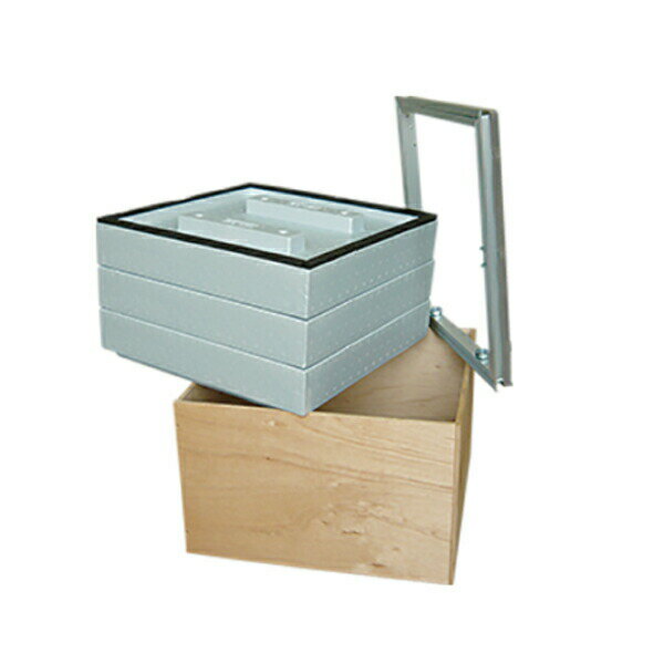 日本住環境 ダンブロッカー天井用(シルバー) 断熱・気密天井点検口 1台入 K-DNBT-SV