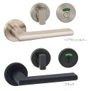 【8月はエントリーでP10倍】 ノダ カナエル 内装ドア用 ウエスト製取手 ワンタッチ 表示錠 MP-D1312 カラー2色