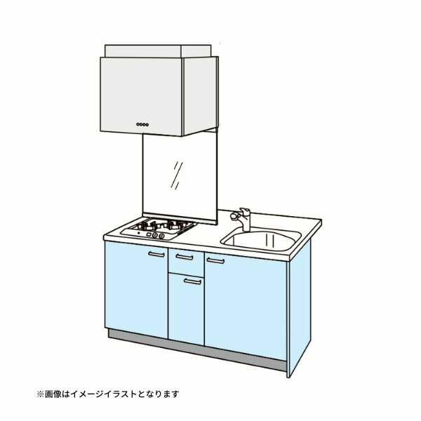 【6月はエントリーでP10倍】 コンパクトキッチン ティオ Tio LixiL ペニンシュラI型 ベーシック W1524mm 間口152.4cm 奥行97cm(グリルなし2口コンロ用) グループ2 リクシル システムキッチン 建材屋
