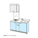 コンパクトキッチン ティオ Tio LixiL ペニンシュラI型 ベーシック W1524mm 間口152.4cm 奥行97cm(グリルなし1口コンロ用) グループ3 リクシル システムキッチン 建材屋
