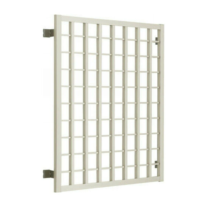 高強度面格子 FLA グリッド格子 11405 W1235×H630mm 壁付 面格子 YKKap アルミサッシ YKK 窓 サッシ 後付け 防犯 目隠し 防犯対策 頑丈 取付 リフォーム DIY 建材屋