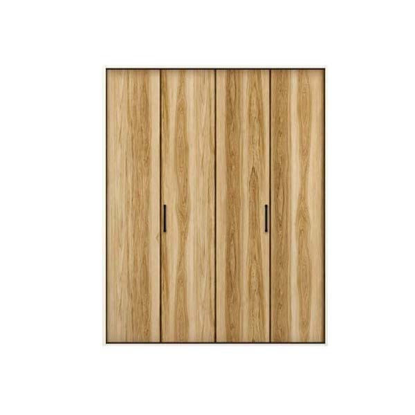 クローゼットドア 2枚折戸 A36 ノンケーシング枠 四方枠 18223 [W1823×H2345mm] ラフォレスタF フラットデザイン YKKap 室内ドア 収納 建具 板戸 障子 扉 おしゃれ リフォーム DIY 建材屋