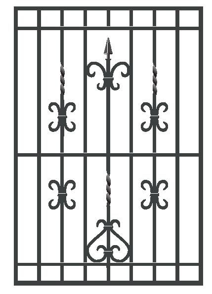 1月はエントリーでP10倍 鋳物面格子 ブリティッシュ型 06011 W810×H1296mm 壁付 LIXIL/TOSTEM リクシル/トステム 窓サッシ アルミ面格子 デザイン格子 おしゃれ 後付け アルミ面格子 リフォーム DIY 建材屋