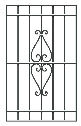 鋳物面格子 スパニッシュ型 03609 W640×H1096mm 壁付 LIXIL/TOSTEM リクシル/トステム 窓サッシ アルミ..