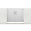 門扉 リクシル 開き門扉AA FM1型 両開き 07-12/07-14 柱使用 W1400(700+700)×H1200/1400mm LIXIL 開き門扉 リフォーム