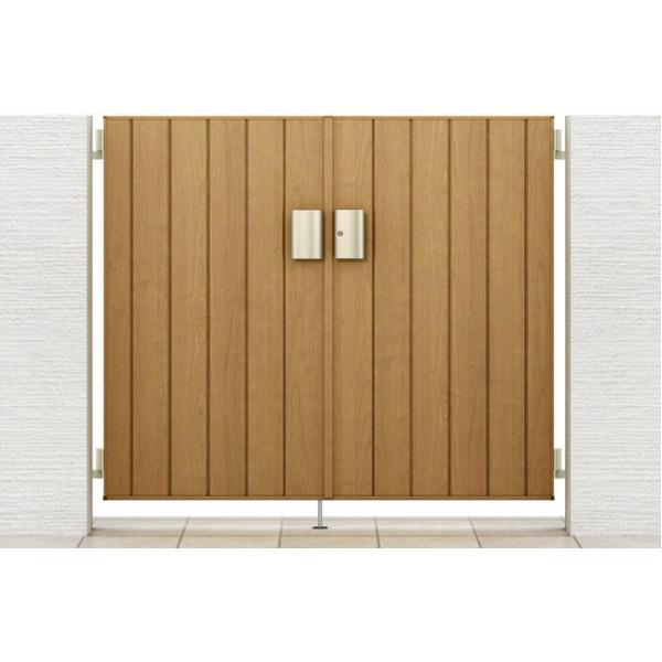 門扉 開き門扉AA TM1型 縦桟 両開き 08-12/08-14/08-16 埋込使用 W1600(800+800)×H1200/1400/1600mm LIXIL 開き門扉 リフォーム 建材屋